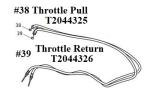 Commander/LT Throttle Cables 